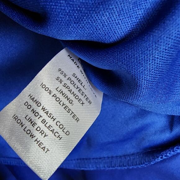 NEW Lulus Compelling Composure Elegant Blue Sleeveless Ruffle Bodycon Mini Dress - Picture 10 of 12